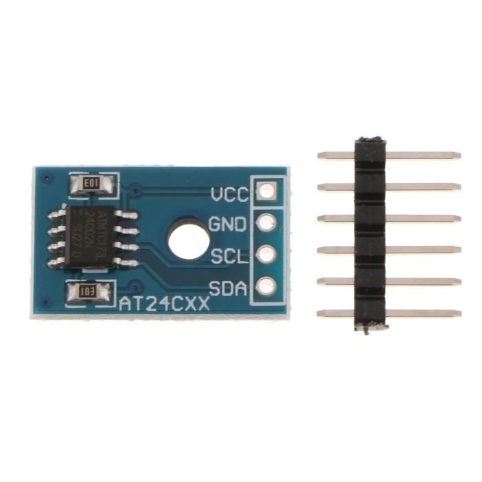 Module Mémoire EEPROM AT24C256 I2C - Lot De 3, Interface I2C, Broches Marquées - Pour Microcontrôleurs Arduino/Raspberry
