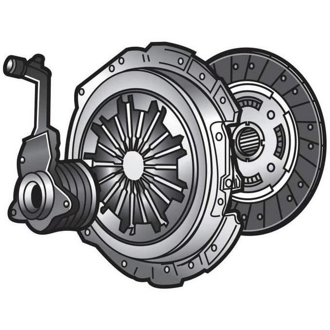 Kit embrayage 3p + butée hydraulique Ford mondeo 2.0 - VALEO - 834382