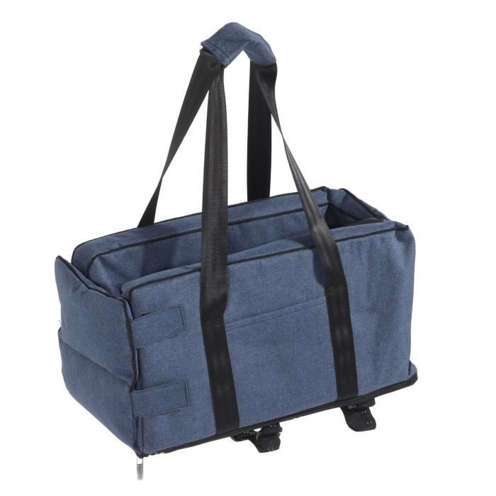 Siège Auto Pour Chien Canapé Portable Siège Rehausseur Pour Animaux De Compagnie Pour Petits Et Moyens Chiens Gris