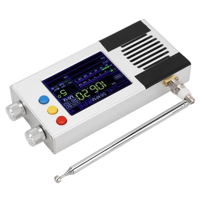 Récepteur Numérique DSP Pleine Bande - Portable Avec FM, MW, SW, SSB, Air, VHF, UHF - 1000 Mémoires - Port USB-C - 3