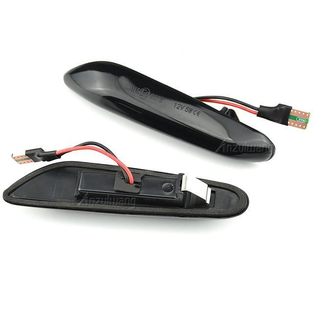 Feux De Position Latéraux LED Séquentiels Pour Jeep Renegade 2015-2024 - Ambre, Noir, 12V