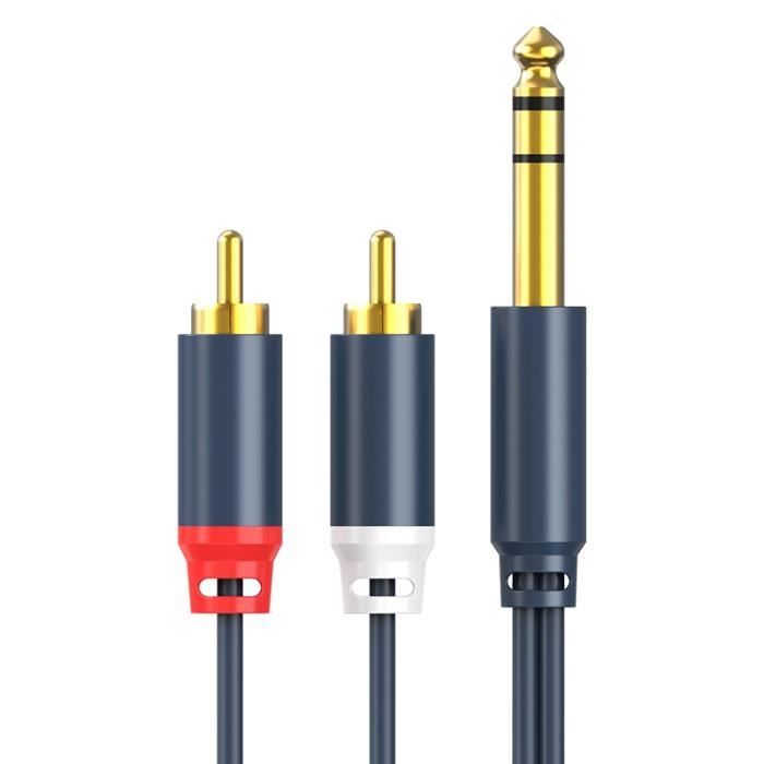 Jack 3.5mm Femmina A RCA Maschio Cavo Adattatore Da Jack 3.5mm Femmina A 2 RCA Maschio - 40 Cm, Per Collegare TV, Audio Adattatore Audio Femmina A Maschio - Foto 10