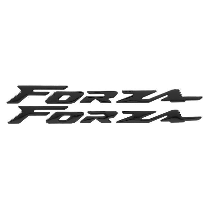 Zerone autocollant 3D Paire d'autocollants emblème autocollants de carrosserie de moto en 3 dimensions pour Honda FORZA 300 125 250