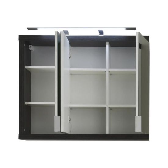 Armoire De Toilette Miroir Largeur 90 Cm Sunrise Armoire De Toilette Melamine L 90 Cm Gris Cendre Achat Vente Armoire De Toilette Sunrise Armoire De Toilette Cdiscount
