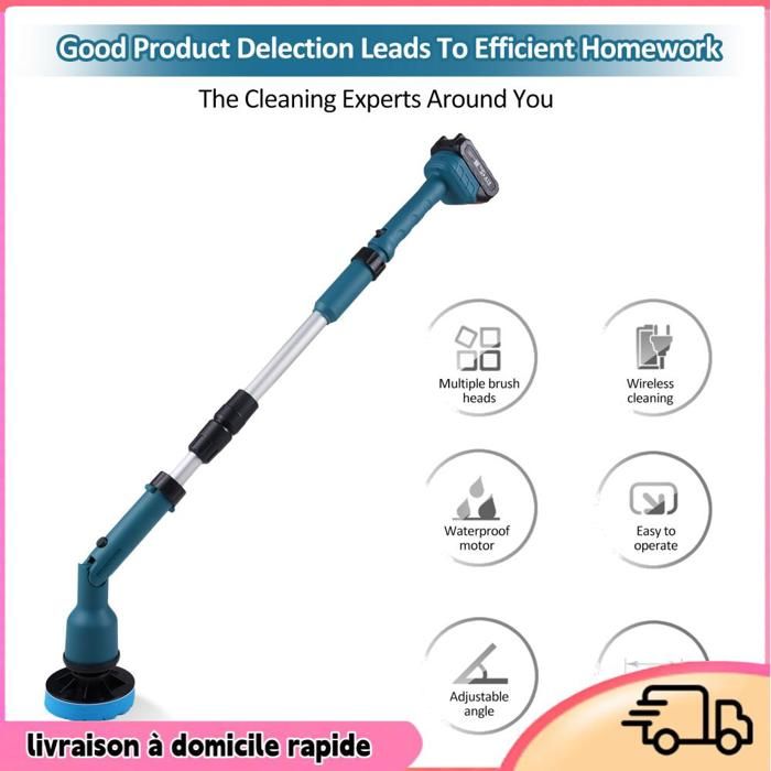 Brosse rotative pour nettoyage carrelage intérieur au meilleur prix