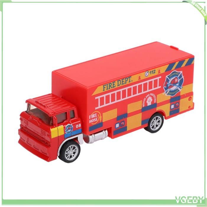 Allemand Pompier,Voiture pour Enfants Électrique Camion de Pompiers Avec