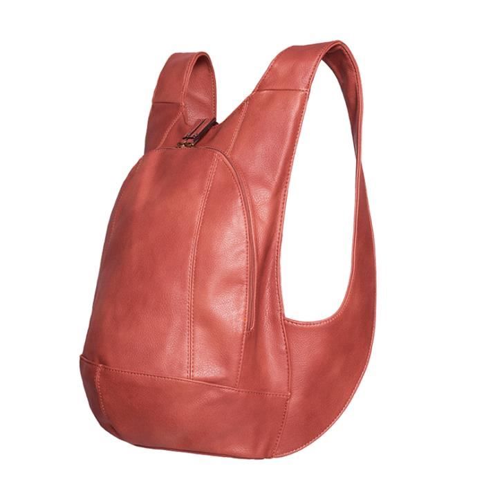 Sac a dos Arsayo Original Fermeture securisee brevete medaille d Or concours Lepine ergonomique Rouille Small Rouille Cdiscount Bagagerie Maroquinerie