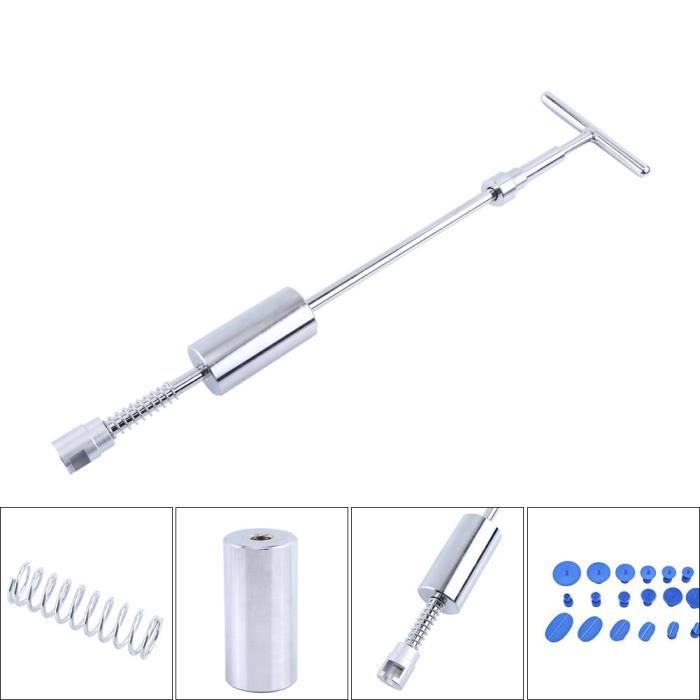 Kit Outils De Réparation Carrosserie Sans Peinture - Débosselage, Tirettes, Adaptateurs M12 - En Alliage D'aluminium