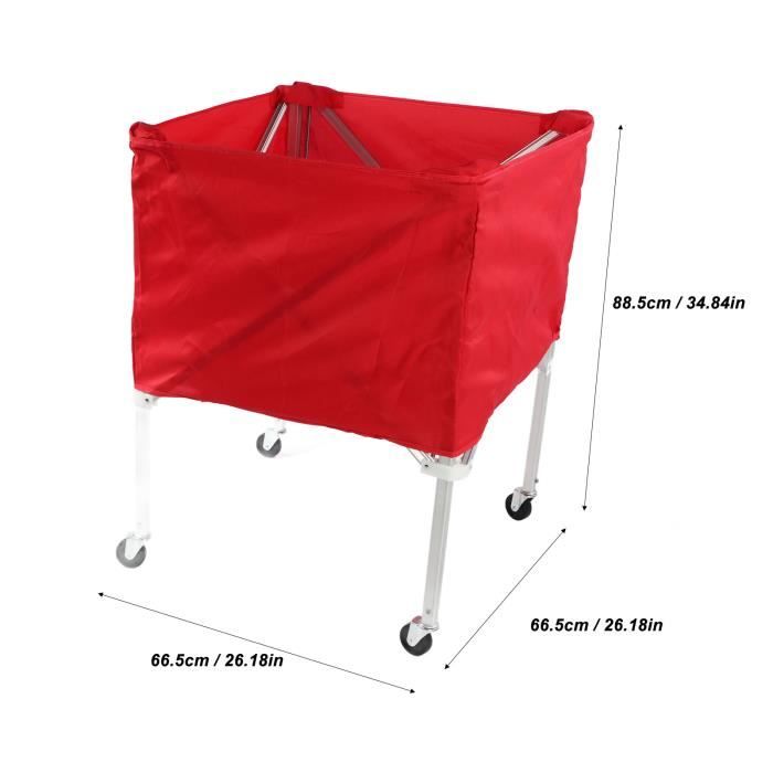 Chariot De Ballons Pliable Avec Roues - Rangement Volley Basket Football Tennis