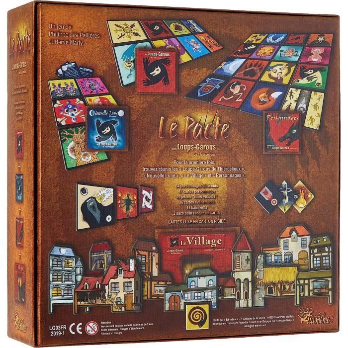 Jeux Stem Loup Garous Thiercelieux Coffret Pacte Jeu Société Rôle D