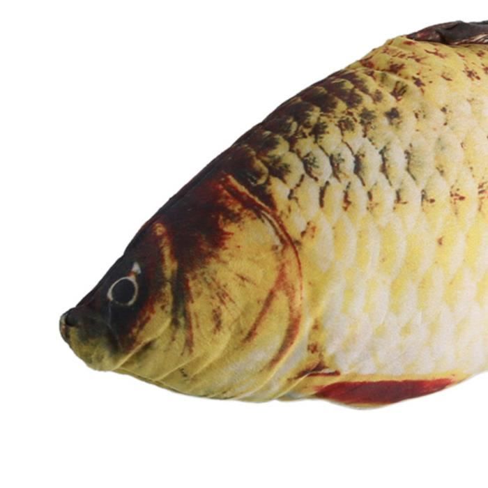 Graminées - 60 cm - Oreiller en peluche poisson doré, 1 pièce, Simulation 3D, Animal en peluche, Carpe, Oreil - Jeux - Jouets