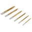 6PCS Haute Vitesse Acier Haute Vitesse Acier Revêtement Titane Drill Bit Set 3//4//5//6//6.5//8mm