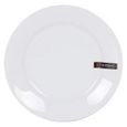 Assiette plate Gastro Blanc - mesure:24.7 x 2.7 cm-2