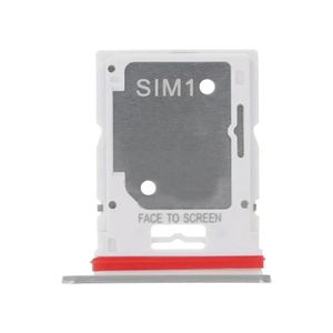 Tiroir Support Carte Double SIM + MicroSD Pour Xiaomi Redmi Note 8 Pro - Blanc, Neuf Avec Outil