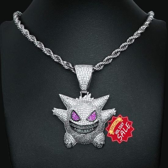 Gengar diamond pendant shop
