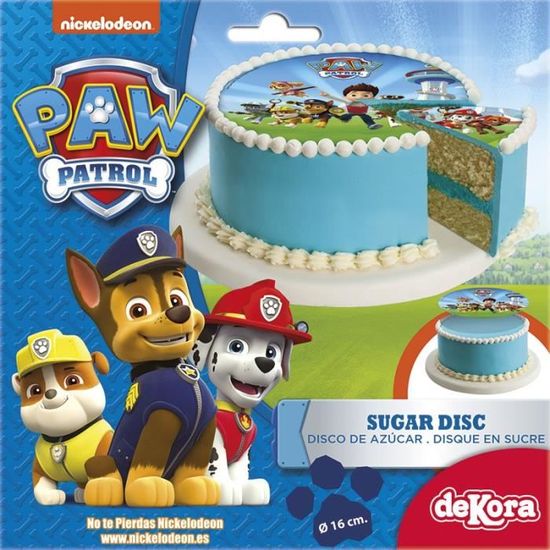 16 Disques Comestibles Paw Patrol Pour Decoration De Gateaux En Sucre Accessoires De Decoration Figurines Pour Gateaux Napravi Rs