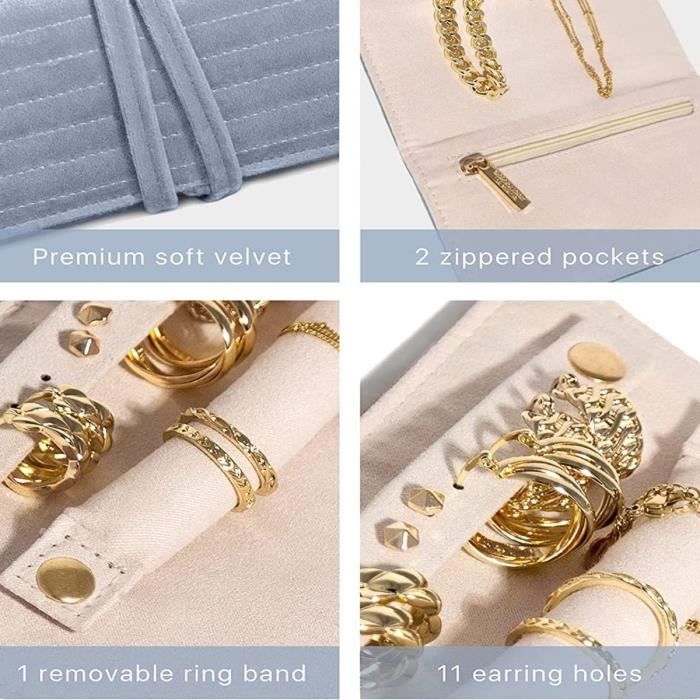 Pochette best sale rangement bijoux