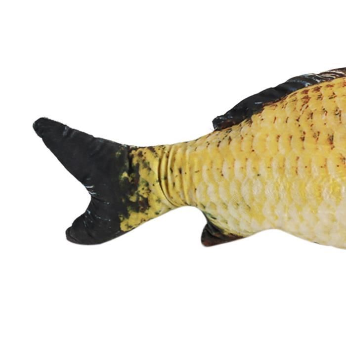 Coussin décoratif géant en forme de carpe koï - En forme de véritable poisson - 3D - En forme de carpe koï - Rouge et blanc - 72 x 20 x 30 cm Coussin décoratif géant en forme de carpe koï - En forme de véritable poisson - 3D - En forme de carpe koï - Rouge et blanc - 72 x 20 x 30 cm
