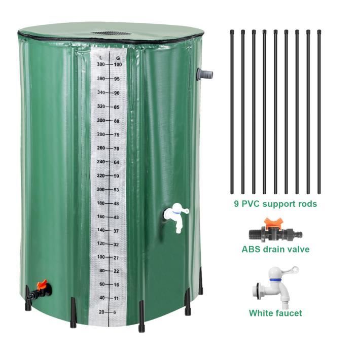 Réservoir / cuve d'eau de pluie pliable 1000 Litres - 1000 Litres -  Cdiscount Jardin