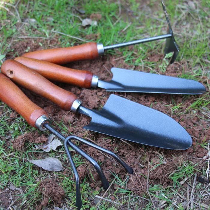 4 pièces outils de jardin Durable Fine Chic Portable pelle de