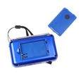 Haut-parleur stéréo universelle TF Radio Portable Card Haut-parleur Radio FM Haut-parleur numérique avec écran LED bleu  -3