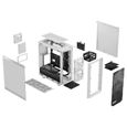Boîtier PC FRACTAL DESIGN Meshify 2 Compact Lite White TG Clear ATX-3