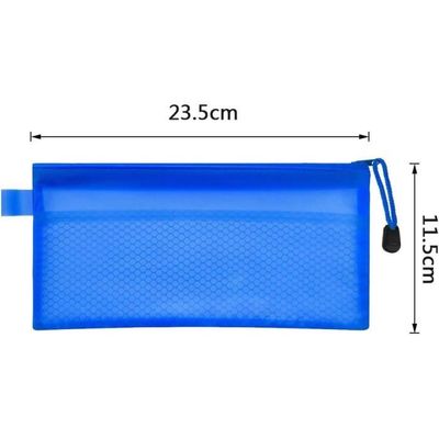 16 Pochettes Transparentes ZIP - Format A6 - Imperméable - Rangement Stylos, Maquillage, Documents - Multicolore