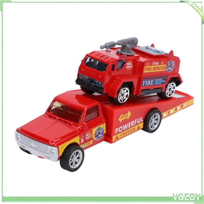Lot De 12 Mini Voitures De Pompiers – Jouets Friction Pour Enfants De 2 à 6 Ans, Cadeau Anniversaire