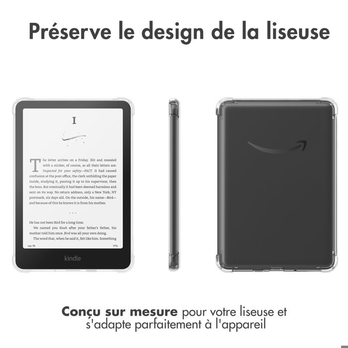 Étui avec rabat pour liseuse Amazon Kindle Paperwhite 2024