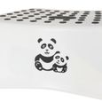 Mill'o bébé - Marche-pieds 1 marche ergonomique, antidérapante, apprentissage de la propreté / salle de bain / chambre - Panda-4