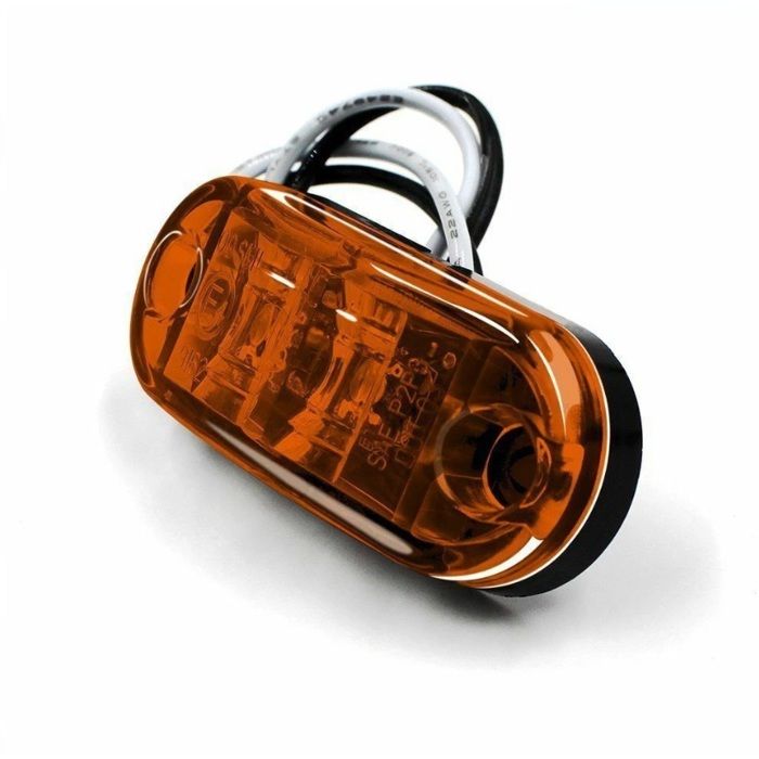 Pack 10 Feux De Position LED Orange Universels - Camion, Remorque, Fourgon, Voiture