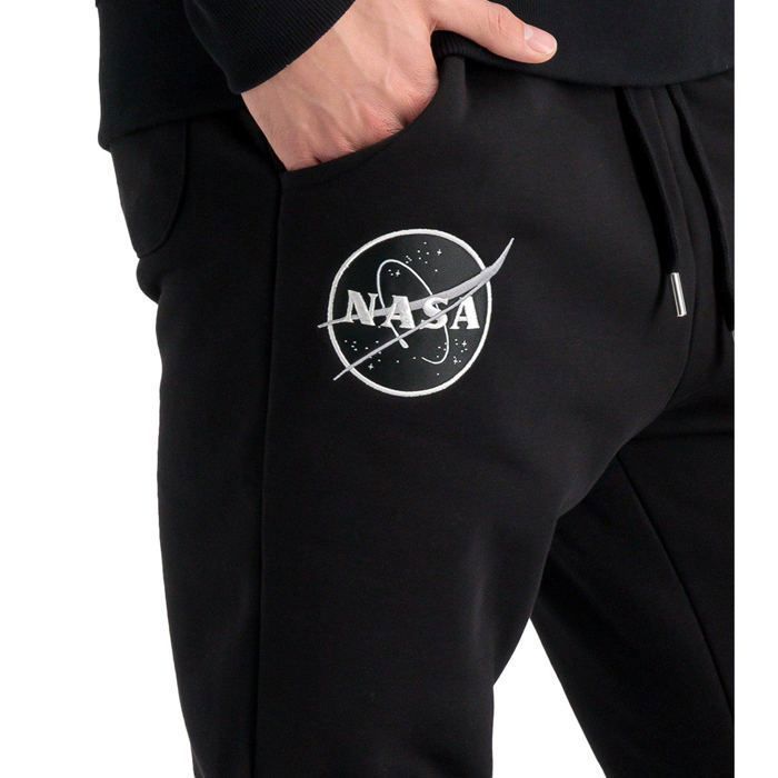 Pantalon De Jogging NASA Pour Homme - Taille élastique Avec Cordon, En Polaire Polyester - Décontracté, Sport, Tendance