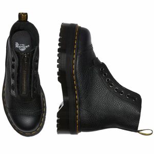 Bottes Dr. Martens 1460 Enfant - Cuir Noir, Fermeture éclair, Taille 9 (occasion)