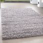 Shaggy Shaggy Long Pile Pas Cher Tapis Gris Clair Salon Versc