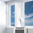 300cm Kit Calfeutrage Climatiseur Mobile avec Manchons,Joint de Fenêtre Universel pour Climatiseur Portable 300cm
