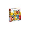 Coffret De 2 Puzzles 60 Pieces Le Roi Lion Avec Simba Timon Et Pumba Dans La Savane - Puzzle Enfant Disney-0
