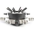 Appareil à fondue électrique LIVOO DOC264 - 1,8L - 8 fourchettes incluses - Thermostat ajustable - Inox-0