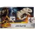 Dinosaure Supe rcolosal Atrociraptor 96 cm Articule Jurassic World Dino XXL Set Animaux Prehistorique giganteste 1 Carte-0