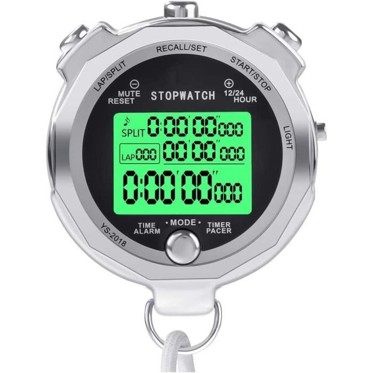EECOO Chronomètre de Sport électronique, Chronomètre étanche avec Grand