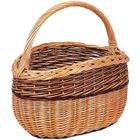 AUBRY GASPARD Panier gondole en osier Buff