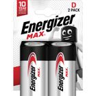 Energizer - Lot Piles Alcalines MAX D/LR20 - x2