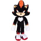 JAKKS PACIFIC Peluche Deluxe Shadow - Sonic 3 The Hedgehog - 33 cm - Détails réalistes - Douceur optimale