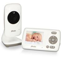 Babyphone avec caméra Alecto DVM-71 - Blanc - Fonction vidéo - Écran couleur