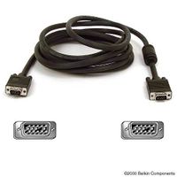 Belkin PRO Series High-Integrity VGA-SVGA Monitor Replacement Cable, 3 m, VGA (D-Sub), VGA (D-Sub), Noir