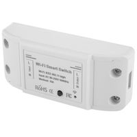 CableMarkt - Interrupteur intelligent WiFi Smart Switch blanc compatible avec Google Home, Alexa et IFTTT 1 canal