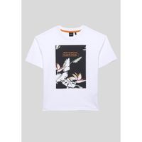 KAPORAL - T-shirt blanc Garçon 100% coton OGGY 