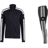 Jogging Homme Adidas Aerodry Noir et Blanc - Technologie anti-transpiration - Multisport - 100% polyester