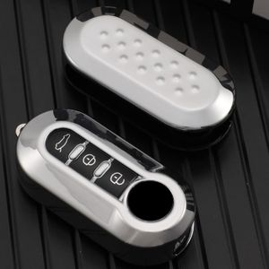 Coque De Clé 4 Boutons Pour Fiat 500L, 500X, Tipo - Avec Lame Vierge - Remplacement - 3