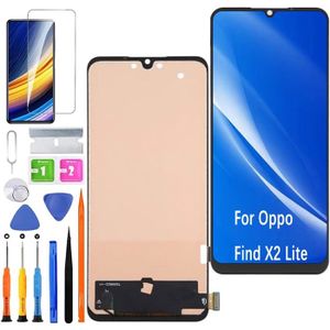 Ecran LCD et Vitre Tactile Premium Noir Pour OPPO Find X2 Pro CPH2025