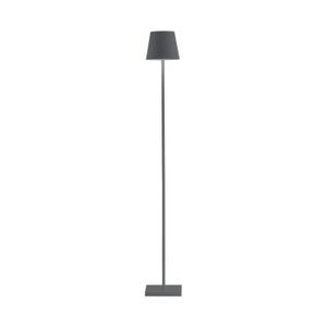 LAMPADAIRE Lampe LED Poldina Pro L Gris Foncé rechargeable et dimmable 122cm